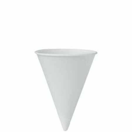 SOLO CUP Cup Paper Cone 4 oz Treated Unprinted, 25PK 4BR-2050